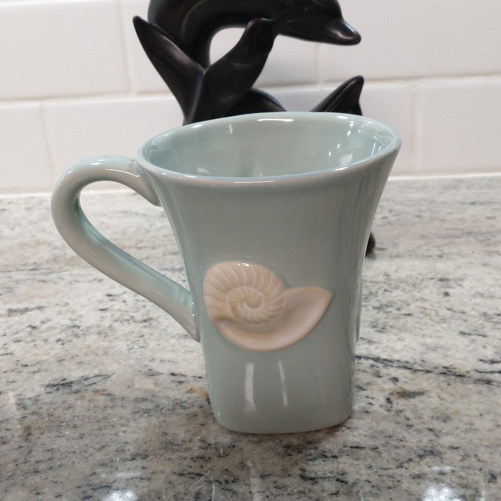 Seashells Coffee Mug Porcelain